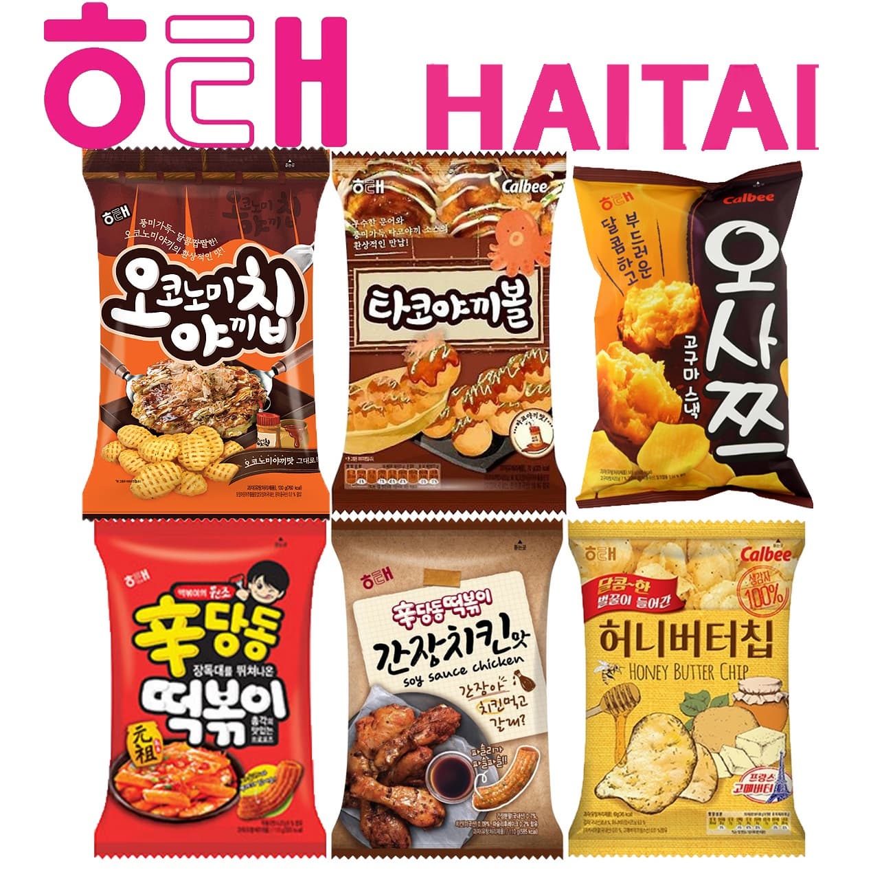 Haitai Snack_ Korean popular snack_ potato chips